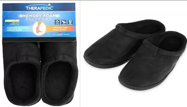 Therapedic memory hotsell foam slippers