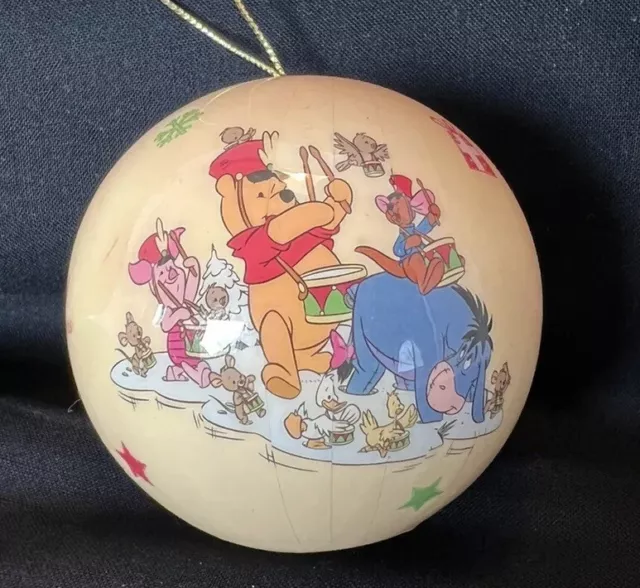 Disney Store 12 Days of Christmas Winnie the Pooh Piglet Eeyore Ornament Day 12