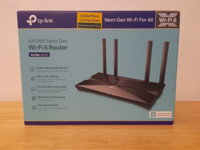 Tp-Link ARCHER AX10 Ax1500 300+1201 router wireless dual band Wi-Fi 6 Ofdma