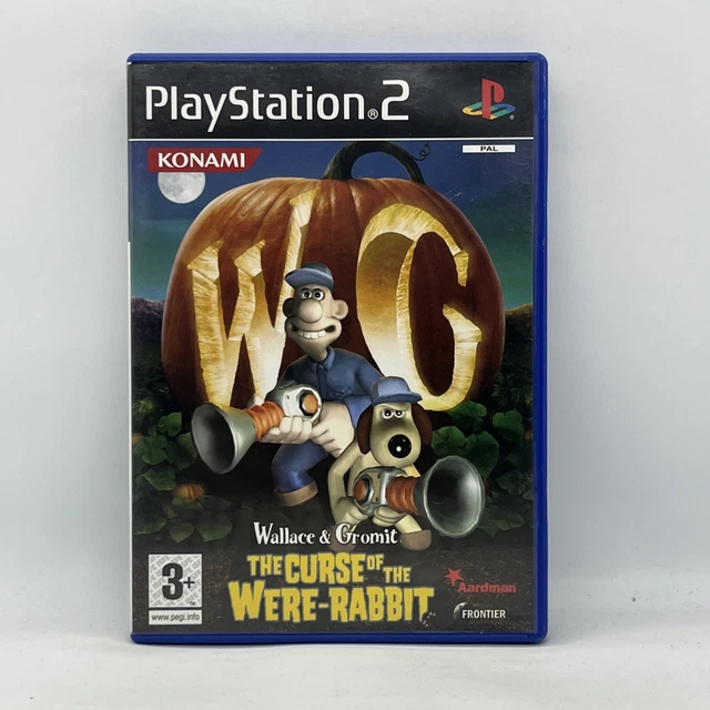 WALLACE & GROMIT Curse of the WereRabbit PS2 Sony PlayStation Video