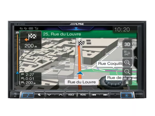 Alpine iLX-W720D 7"" Unità di navigazione con TomTom Maps Apple CarPlay Android Auto