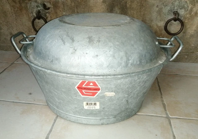 Lessiveuse Lp008 VIT2- LESSIVEUSE ET Bassine en zinc tôle galvanisée Diamètre 40cm EUR ...