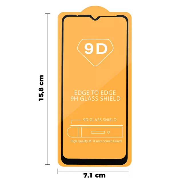 2X Protector Pantalla Para Samsung Galaxy A23 5G Cristal Templado 3D 3