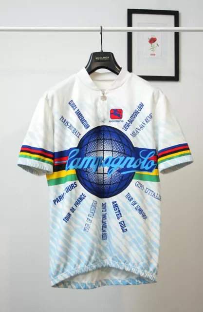 Giordana Campagnolo Ergo Power Vintage UCI World Champion Cycling Jersey  M L