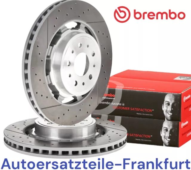 2x BREMBO Bremsscheiben VORNE MASERATI GRAN TURISMO 4,7 4.7 S , GRANCABRIO 4.7