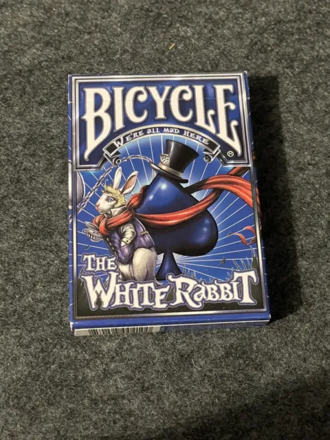 Bicycle Playing Cards The White Rabbit (Alice In Wonderland)