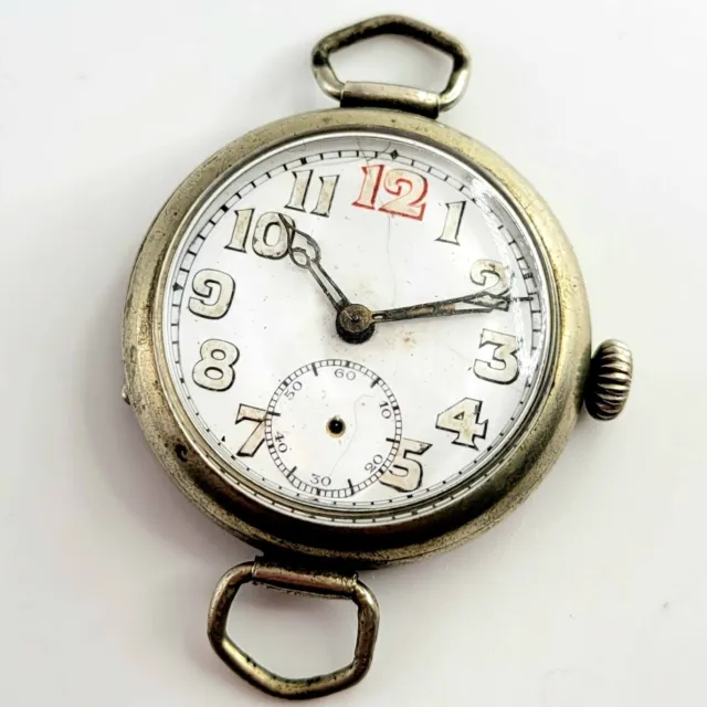 WW1 TRENCH WATCH British Army Military Wristwatch Men's Antique Vintage ...