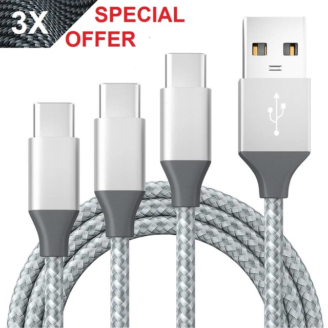 3x Schnellladekabel Ladegerät für Original Samsung Galaxy S9 S10 S20 S21 + Plus