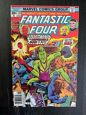 Fantastic Four #176 FN/VF Bronze Age comic featuring the Impossible Man!