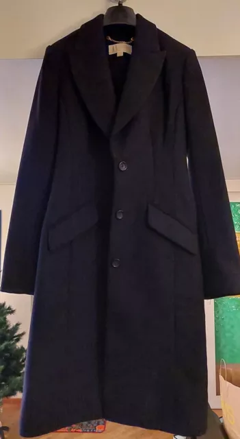 cappotto Nero Michael Kors TG 4 US 40-42 slim fit nuovo mai usato