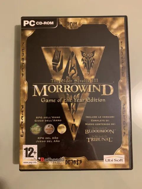 THE ELDER SCROLLS III 3 MORROWIND Game of the Year Edition GOTY - GIOCO PC