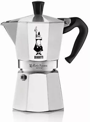 Cafetière italienne BIALETTI Moka express Silver 6 tasses expresso