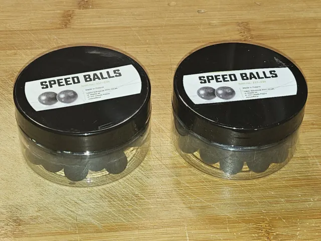 2 X 50 Hartgummi Speed/Rubber Balls, cal. 50, für Airsoft HDR50/HDP50
