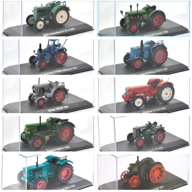 Ex Revista 1:43 Germen Tractor Colección de Metal Modelos a Elegir Selección