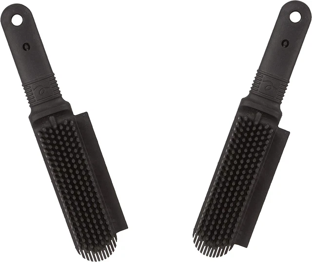 Furemover Plus, Rubber Pet Hair Remover Brush, Black with Gentle Bristles for Gr