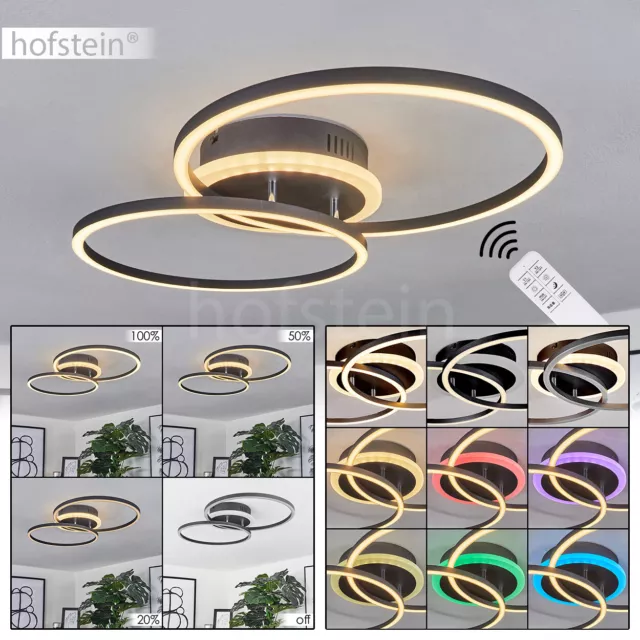 LED Decken Leuchten RGB dimmbar Flur Ess Wohn Schlaf Zimmer Lampen Fernbedienung