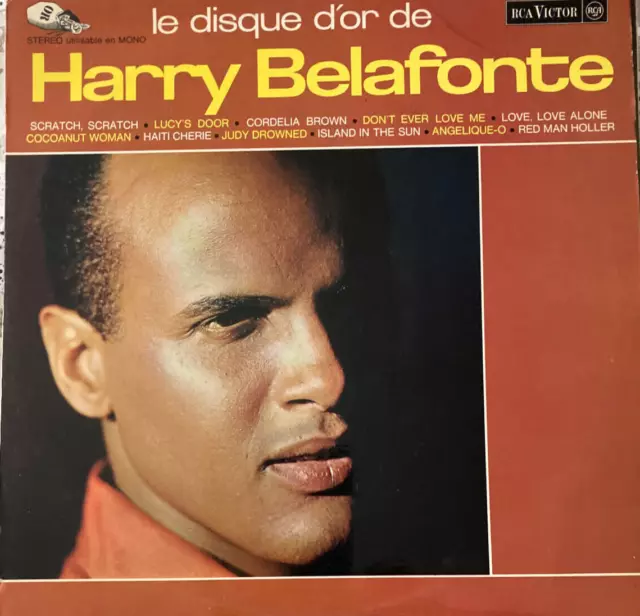 Vinyle 33 TRS         HARRY BELAFONTE     LE DISQUE D'OR DE HARRY BELAFONTE