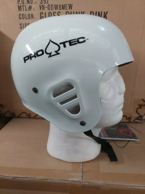 PRO-TEC Classic Full Cut Water Helmet Large / XL Gloss White Canoe Kayak Protec