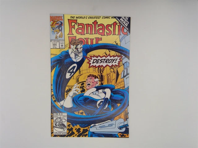 Fantastic Four #366 Marvel Comics 1992 FN/VF Infinity War Crossover! FL