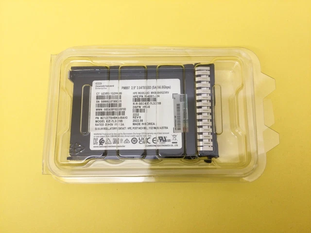 P18438-B21 HPE 3.84TB SATA 6G MIXED USE SFF SC SSD P18480-001 New £800. ...