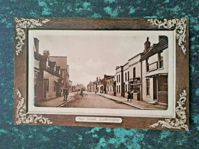 Essex, Southminster , High Street, Postcard 1912 Postmark