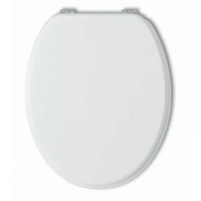 Abattant WC Joker , abattant WC avec fixation inox, MDF, 36x42,5 cm, blanc