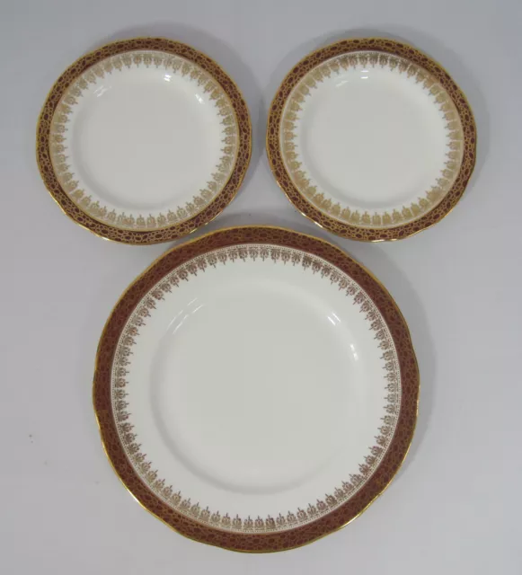 Duchess Bone China 'Winchester' Collection 2x Side & 1x Dinner Plates