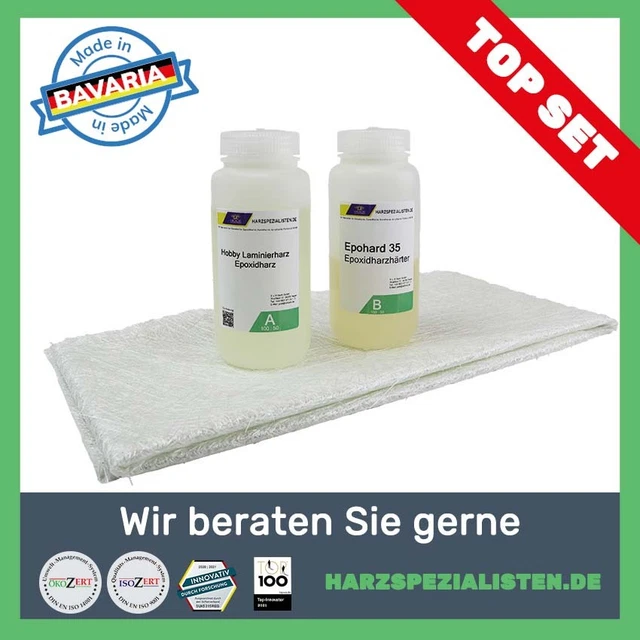 Glasgewebe 390 g/m² (Interglas 92140, Aero, Köper 100 cm | R&G Glasgewebe 390 g/m² (Interglas 92140, Aero, Köper 100 cm | R&G