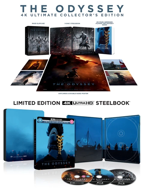 THE ODYSSEY 4K UHD Ultra HD Ultimate Collector's Edition +