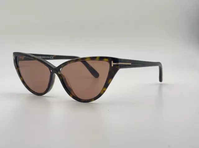 Tom Ford Sunglasses -  Cat eye Sunglasses Charlie- Dark Havana 56mm