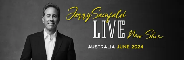 Jerry Seinfeld x1 Ticket Sec H Row 33 - SOLD OUT - Qudos Arena - Sun 16th June