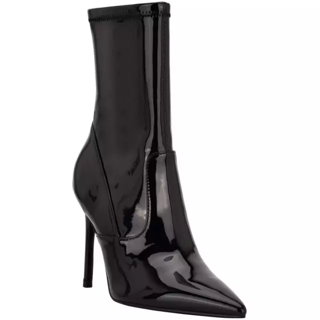 Guess Womens Frita Faux Leather Pointed Toe Mid-Calf Boots Shoes BHFO 7412