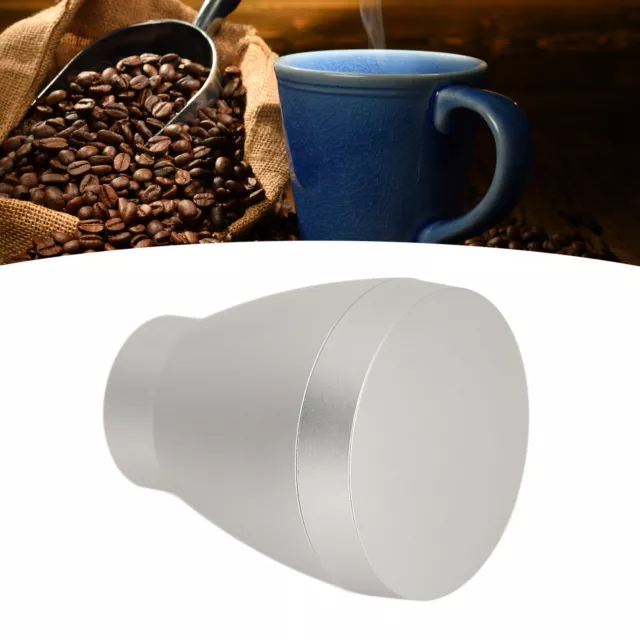 (Silver)60g Coffee Grinder Bean Bin Reusable Aluminium Alloy Coffee Grinder HG 3