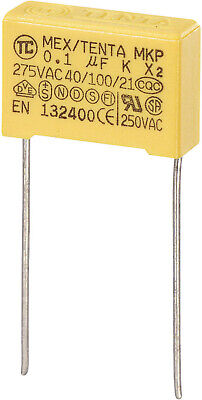 B & M 2 condensateurs MKP62 X2 0.1µF 0.1uF 100nF 104K 104 K 275 V 250V 40/110/56/B M 