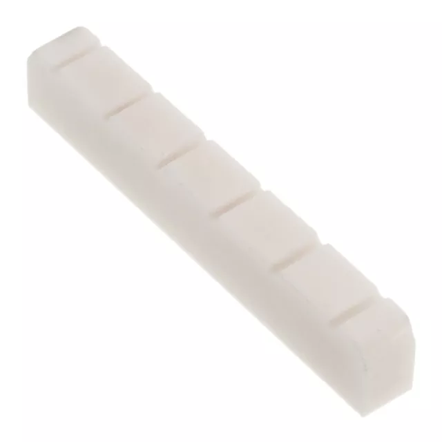 Guitar Nut 6x 8.5x 52mm Buffalo Bone Ivory 6 String Acoustic Neck Repair Part