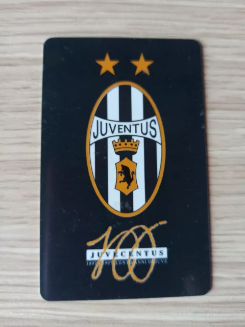 ✳️Scheda Telefonica Promo Card Juventus Scudetto 🇮🇹Rara