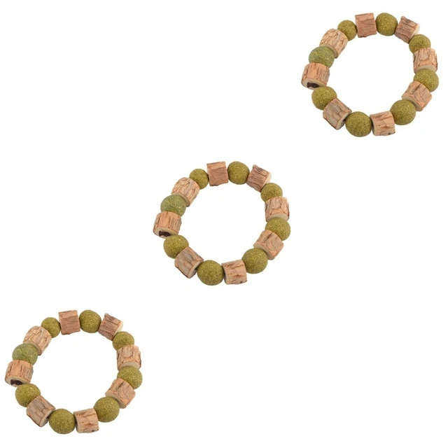 Set 3 giocattoli per erba gatta giocattoli pulizia denti strumenti molari bastone nuovo