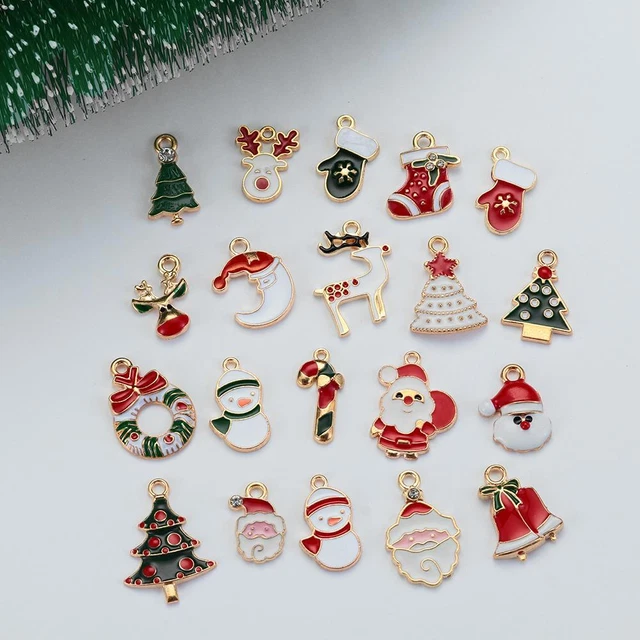 Der Weihnachtsbaum hängt Weihnachtszauber Set DIY Handwerk Armband Anhänger