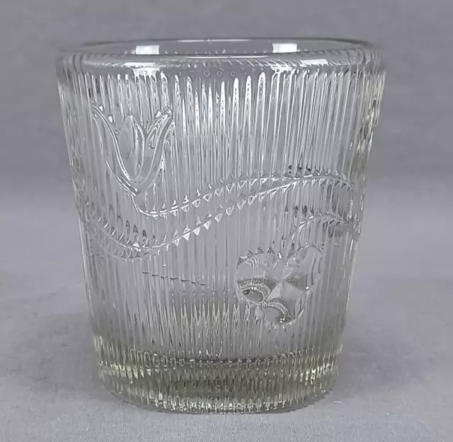 EAPG McKee Boston Sandwich Bellflower Ribbed Flint Glass Tumbler C. 1860s 2