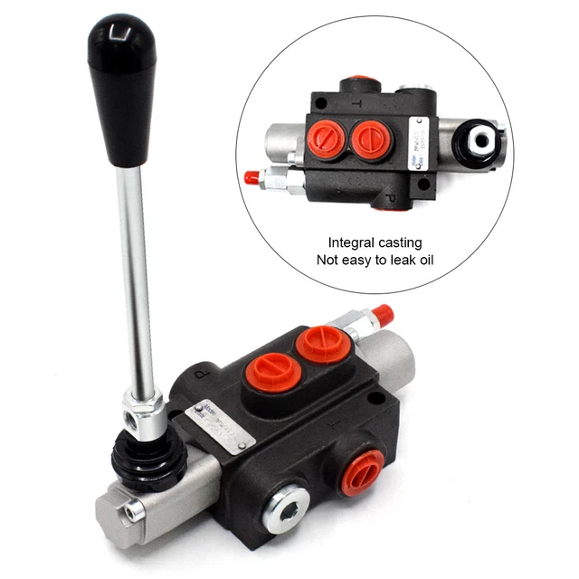 1 Spool 2 Spool Hydraulic Monoblock Directional Control Valve 11 GPM for Loaders