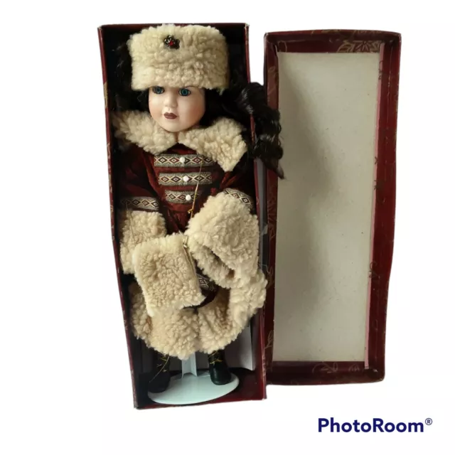 Greensboro Collection Limited Edition Porcelain Lori Russian Winter 16" Doll