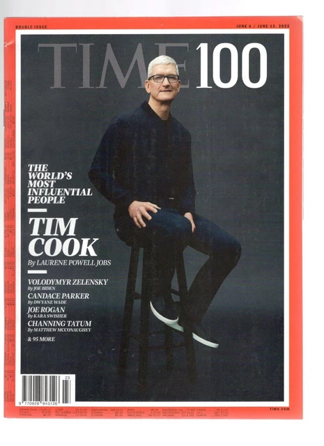 TIME JUNE 6, 2022 Magazine Tim Cook-Zelensky-Candace Parker-Joe ROGAN ...