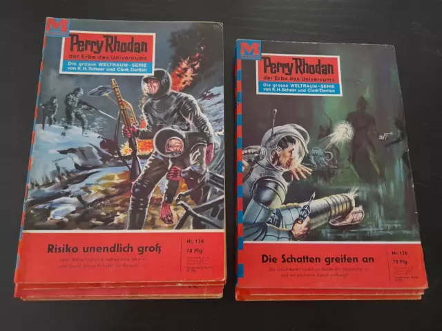 Perry Rhodan 1. Auflage Auswahlauktion im Bereich 100 - 199 guter Zustand