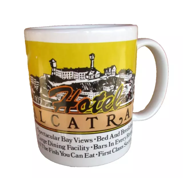 VTG Hotel Alcatraz Coffee Cup Prison Humorous Tourist Souvenir 8 Ounce Mug