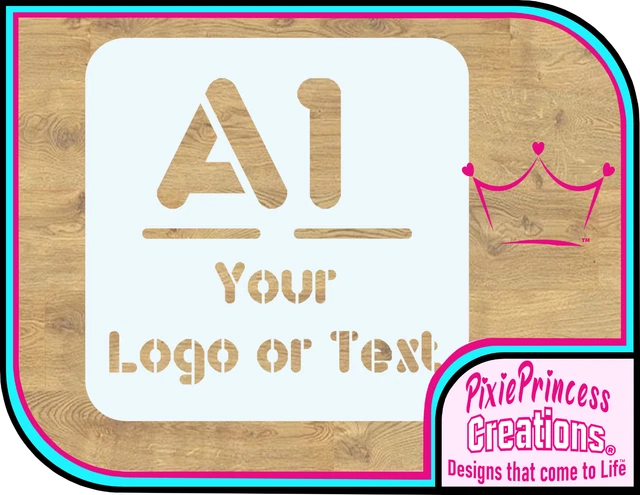 Personalised Custom Image Stencils, Custom Stencils, Custom Logo Stencils Reusable Mylar Personalised Custom Image Stencils, Custom Stencils, Custom Logo Stencils Reusable Mylar
