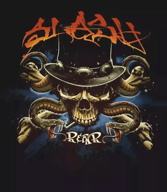 Slash Skull Snakes R’&F’n’r Large Shirt Mint Unworn Guns N Roses