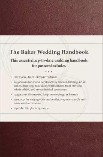 Paul E. Engle The Baker Wedding Handbook (Relié)