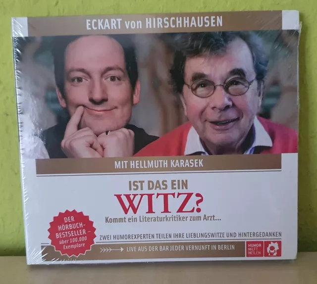 Ist das ein Witz? Eckart von Hirschhausen u. Hellmut Karasek. MP3-CD Hörbuch NEU