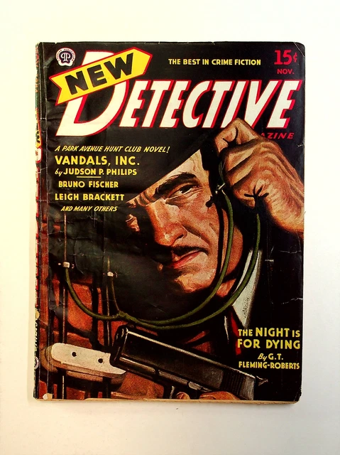 New Detective Magazine Pulp Nov 1944 Vol. 6 #1 GD/VG 3.0 TRIMMED