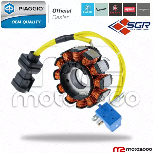 MAGNETE STATORE GENERATORE 12 POLI � 84 mm GILERA DNA NEXUS RUNNER 125 180 200